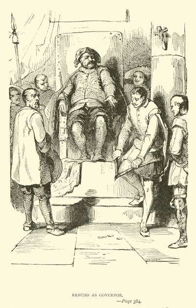 Sancho como gobernador de John Gilbert